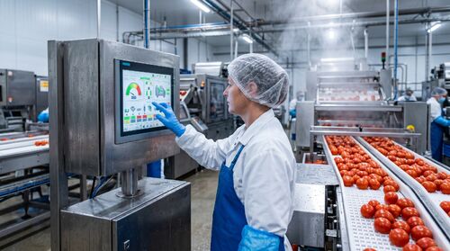 最新の企業 ソリューションについて 生産量 を 最大化 する: 食品 加工 工場 で の ステンレス スチール タッチ パネル PC の 戦略 的 な 役割