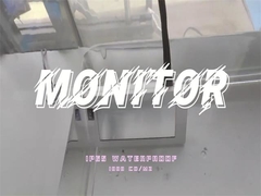 太陽光で読み取れる 完全密封設計の屋外防水タッチモニター