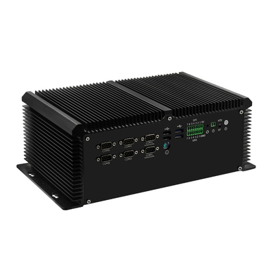 よい価格 4 LAN 6 COM 8 USB Fanless箱のPC POEの中心第7 I7-7700HQ Windows 10 オンラインで