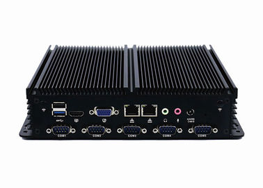 よい価格 6 USB産業埋め込まれたコンピュータ機内Intel BaytrialのJ1900によって埋め込まれるオートメーション箱のPC 6 COM オンラインで