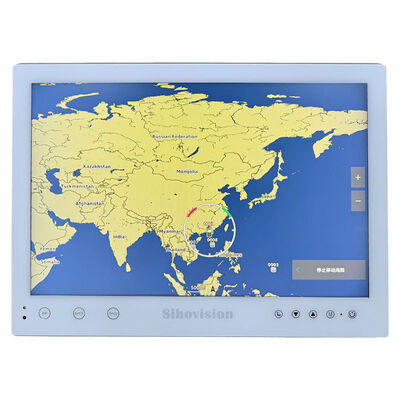 よい価格 17 インチ 1500 ニット IP67 防水タッチモニター 産業用液晶タッチモニター 海上モニター オンラインで