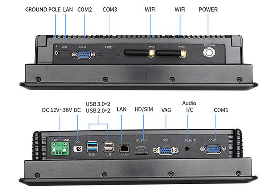よい価格 10.4インチ1024x768の産業タッチ パネルのPC防水19W オンラインで