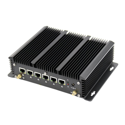 32GB AI視覚位置装置のオートメーションのための産業小型PC 6 LAN 4 USB HDMI