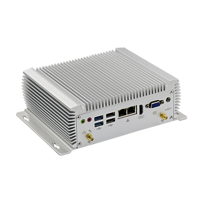 12V産業箱のPC X86はコンピュータRS232 RS485 RS422の小型PC 6 COM 8 USBを埋め込んだ