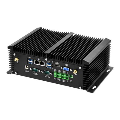 DC 9V - 36Vリモート・コントロールのFanless産業PC USB GPIO VGA HDMIの二重表示