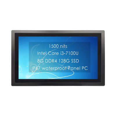 24インチ IP67 防水 埋め込みタッチパネル PC 7H 温めガラス 防光処理