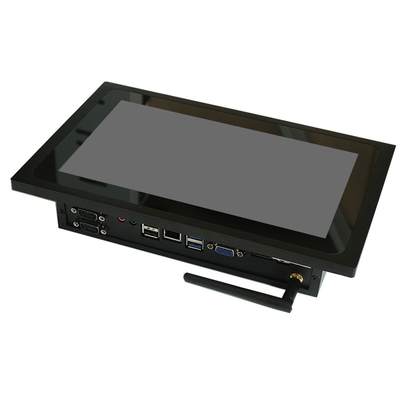 よい価格 産業用内蔵タッチパネル PC IP65 防水 4GB RAM 128GB SSD DC 12V CE/FCC/RoHS オンラインで
