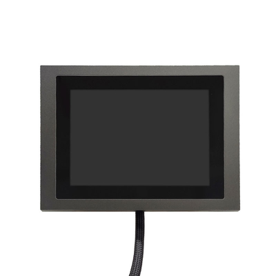 IP65 8インチ 防水 壁掛け産業モニター リアル フラット容量タッチ画面 USB HDMI インターフェース