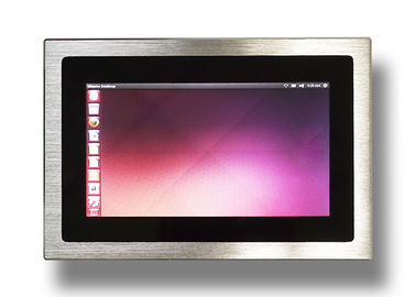 よい価格 銀製のパネルの台紙のWindowsによって埋め込まれるタッチ画面のパネルのPC 2 RS232インターフェイス オンラインで
