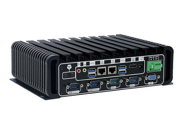 I3-6100u CPUの産業小型PC 6 COM工場自動化のための2ギガビットLAN