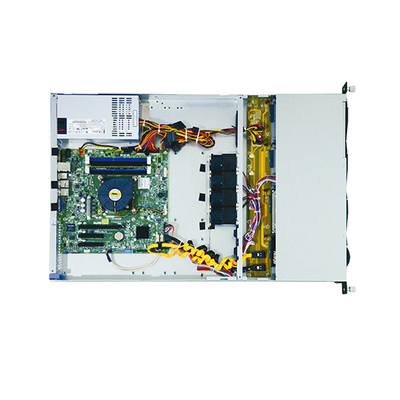 産業用 2*2.5 SSD ミニ PC サーバー 1*LAN 管理インターフェースと 1*PCIE-E 3.0X8 スロット Intel Xeon CPU