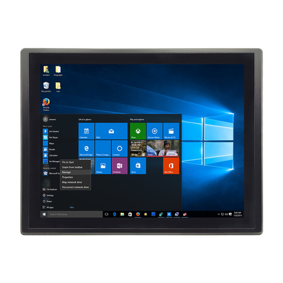 険しいちり止めの産業タッチ パネルのPC 1 PC 17のインチ400cd/m2の明るさのすべて