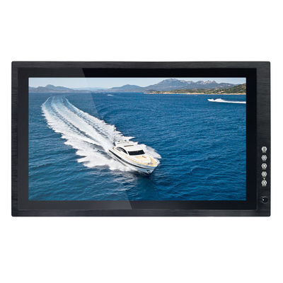 防水タッチモニター 18.5 インチ フル IP67 産業用投影容量タッチスクリーン 1000 ニットと反照明