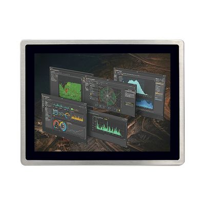 頑丈なパネル オールインワン PC IP69K 防水産業タッチスクリーン 15 インチ M12 インターフェース