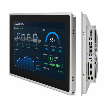 よい価格 組み込みタッチパネルPC 1000 ニット明るさ,フロントIP65防水,広範囲の温度 -20°Cから70°C産業用アプリケーション オンラインで