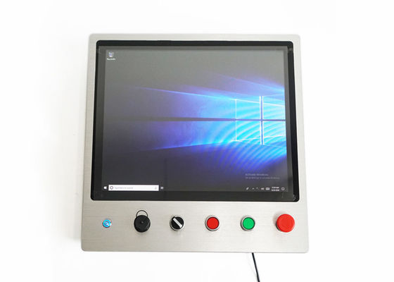 よい価格 35W 300cd/m2 7x24の緊急ボタンが付いている産業コントロール パネルのPC オンラインで