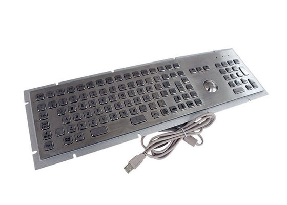 よい価格 トラックボールが付いているPS2 107キーIP65のステンレス鋼の数字キーパッド オンラインで