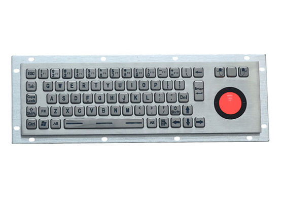 よい価格 LEDバックリット5VDC PS2の産業金属のキーボードのステンレス鋼68keys オンラインで