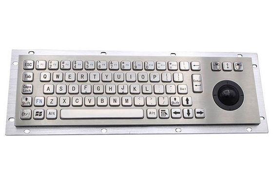 よい価格 40counts/Mm IP65 SS304のトラックボールが付いている産業金属のキーボード オンラインで