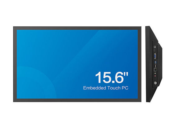 よい価格 4GB RAM 128GB SSD DC24Vの産業タッチ パネルのPC 15.6in J1900 オンラインで