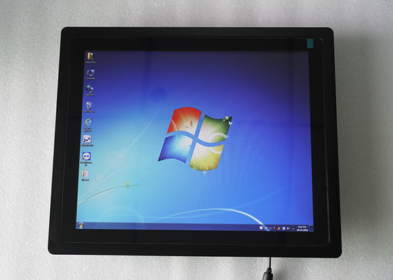 よい価格 RS232 17インチのアルミニウム防水パネルのPC 310nitsのタッチ画面のモニター コンピュータ オンラインで